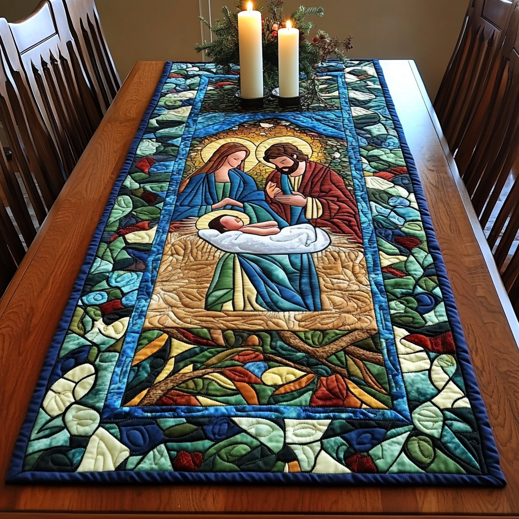 The Season The Reason Quilted Table Runner Dining Holiday Table Runner Christian Holiday Gifts For Family-1 The Season The Reason Quilted Table Runner Dining Holiday Table Runner Christian Holiday Gifts For Family-1