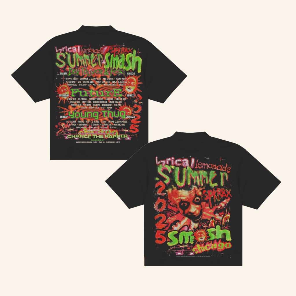 The Summer Smash Merch Neon Line Up Black T-Shirt Unique Christmas Gifts For Men-1 The Summer Smash Merch Neon Line Up Black T-Shirt Unique Christmas Gifts For Men-1