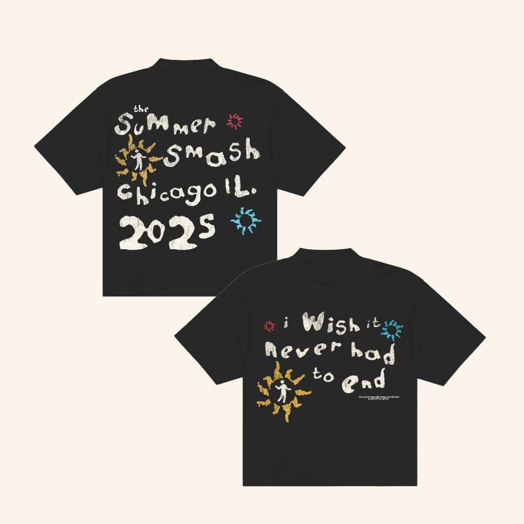 The Summer Smash Merch Never End Black T-Shirt Christmas Present For Brother-1