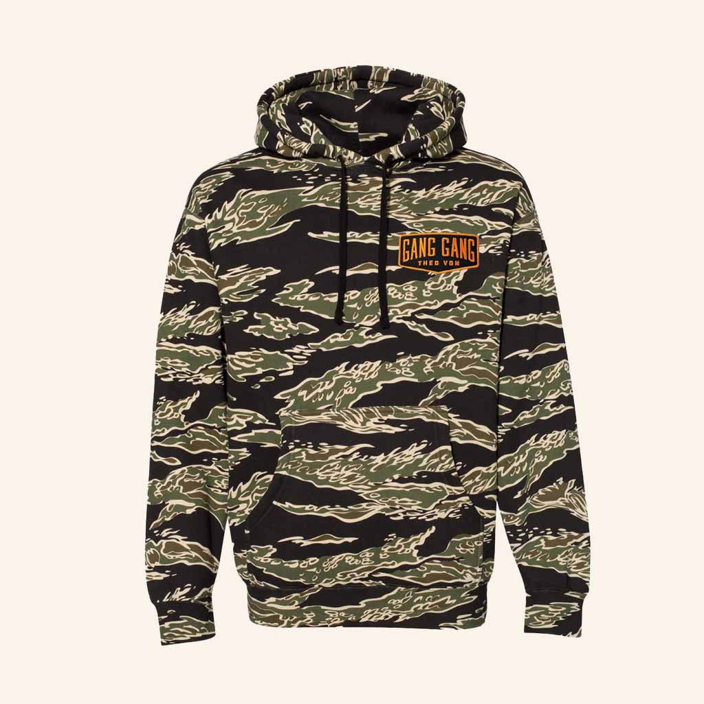 The Von Merch Gang Gang Patch Tiger Camo Hoodie Christmas Gifts For Young Men-1 The Von Merch Gang Gang Patch Tiger Camo Hoodie Christmas Gifts For Young Men-1