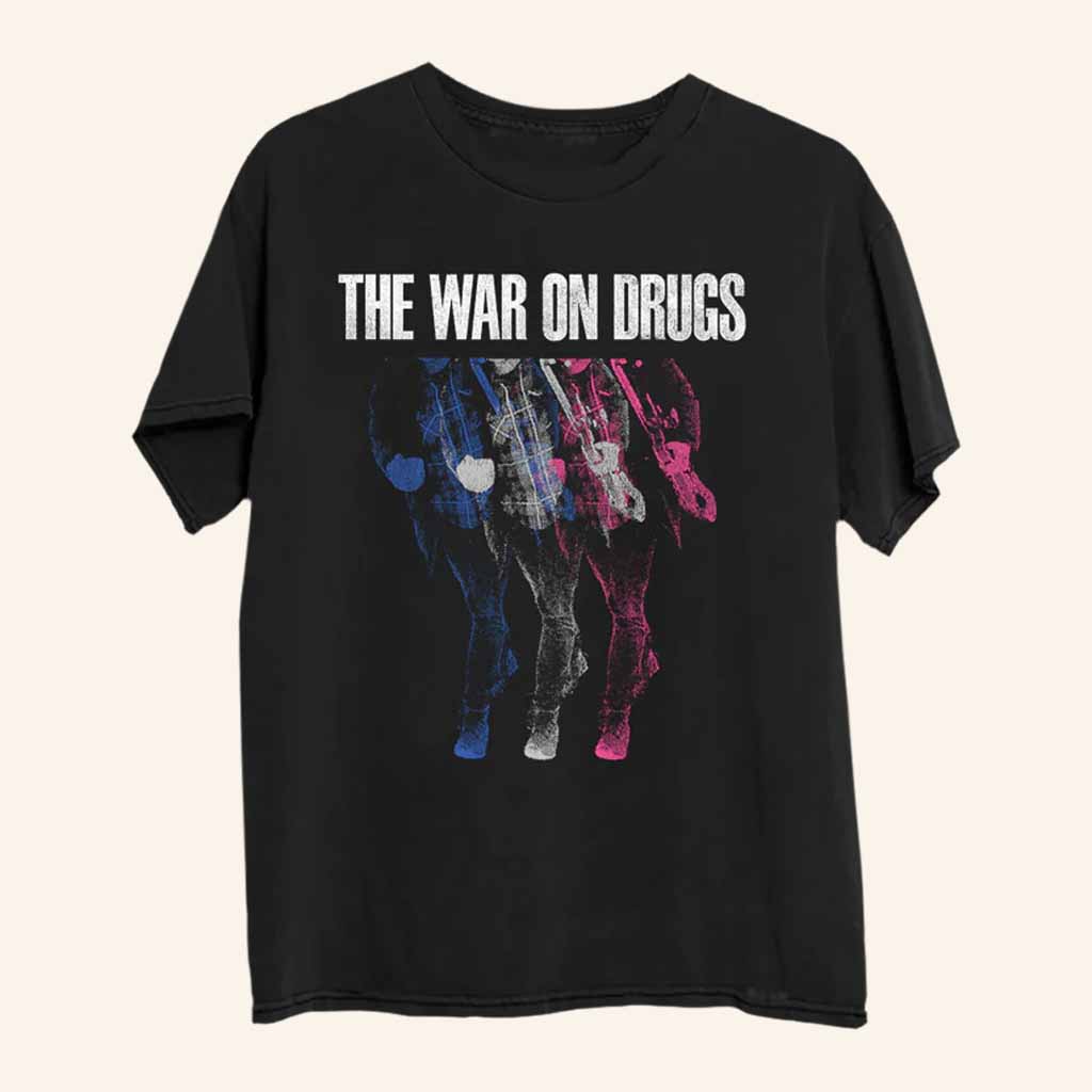 The War On Drugs Merch Photo Black Shirt Gift For Rock Music Fans-1 The War On Drugs Merch Photo Black Shirt Gift For Rock Music Fans-1
