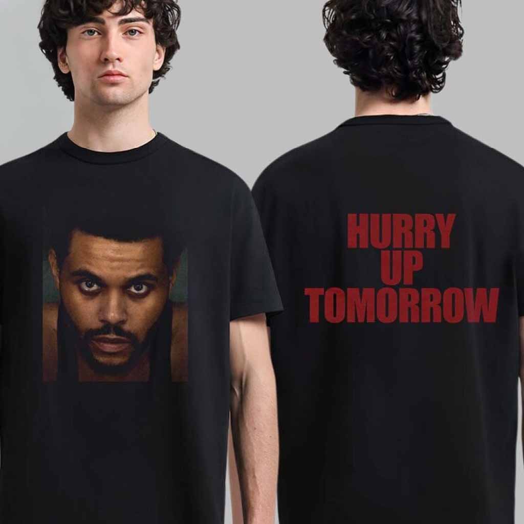 The Weeknd Hurry Up Tomorrow Album Graphics Merch T-Shirt Music Lover Gifts For Him-1