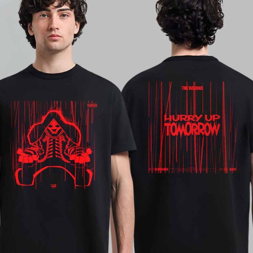 The Weeknd x Frank Miller Hurry Up Tomorrow Album Cover Collector T-Shirt Music Lover Gifts For Him-1