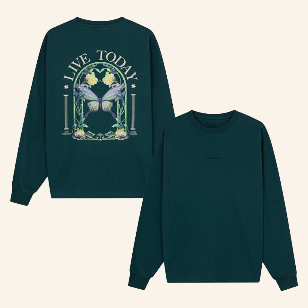 Tomorrowland Merch Butterfly Live Today Long Sleeve Shirt Gifts For Music Fans-1