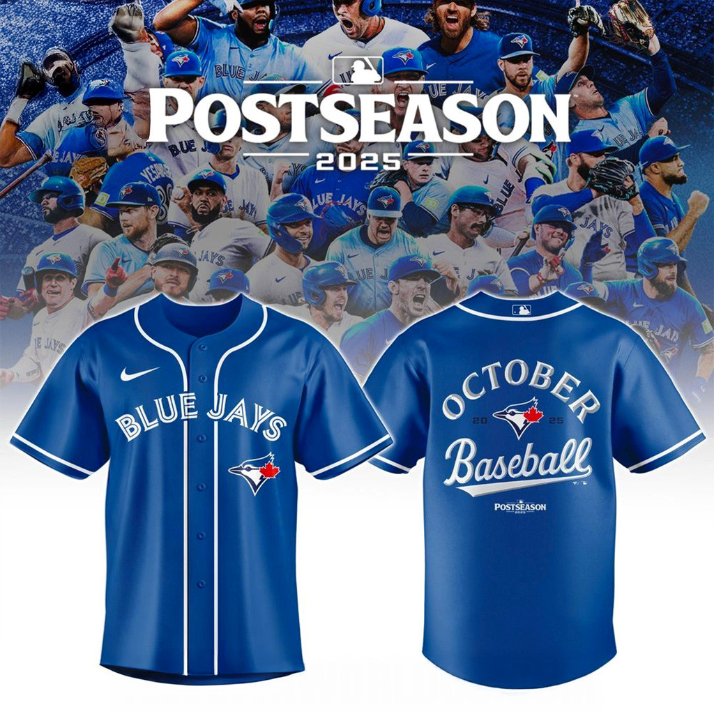 Toronto Blue Jays 2025 Postseason Jersey Blue Jays Merch Gift For Baseball Lovers-1 Toronto Blue Jays 2025 Postseason Jersey Blue Jays Merch Gift For Baseball Lovers-1