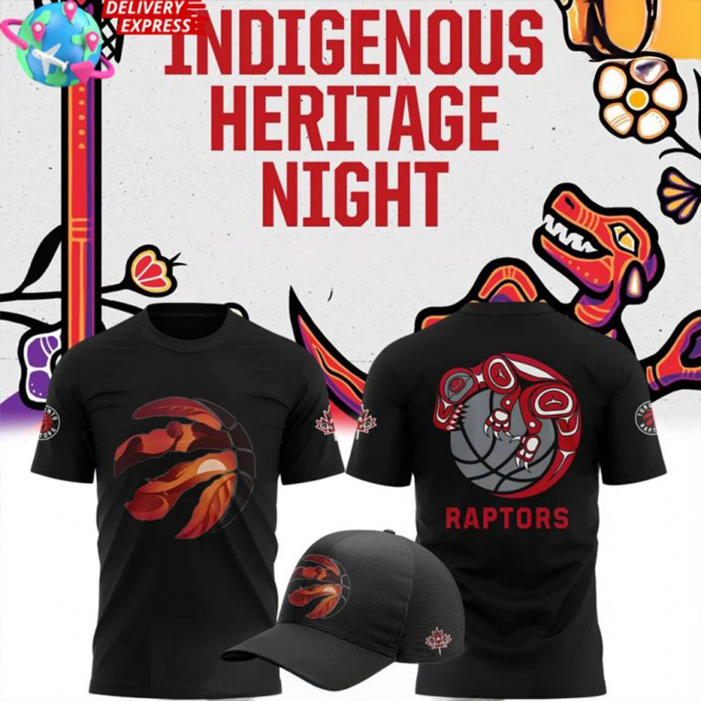 Toronto Raptors x 2025 Indigenous Heritage Night Special T-Shirt Raptors Merch Gifts For Husband-1 Toronto Raptors x 2025 Indigenous Heritage Night Special T-Shirt Raptors Merch Gifts For Husband-1