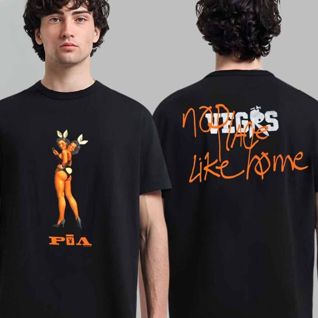 Travis Scott CJ X Playboy Vegas No Place Like Home T-Shirt Travis Scott Merch Fans Gifts-1