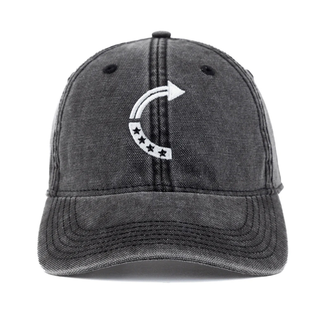 Turning Point USA Hat Embroidered Logo Hat Black TPUSA Merch Charlie Kirk Merch Dad Gifts-1