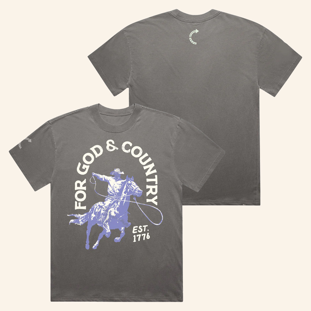 Turning Point USA Shirt For God And Country T-Shirt TPUSA Merch Charlie Kirk Merch Patriot Gifts-1