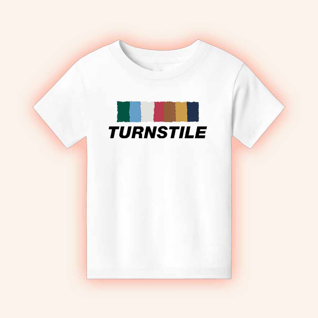 Turnstile Hardcore Merch Turnstile Color Wall T-Shirt Gifts For Besties-1