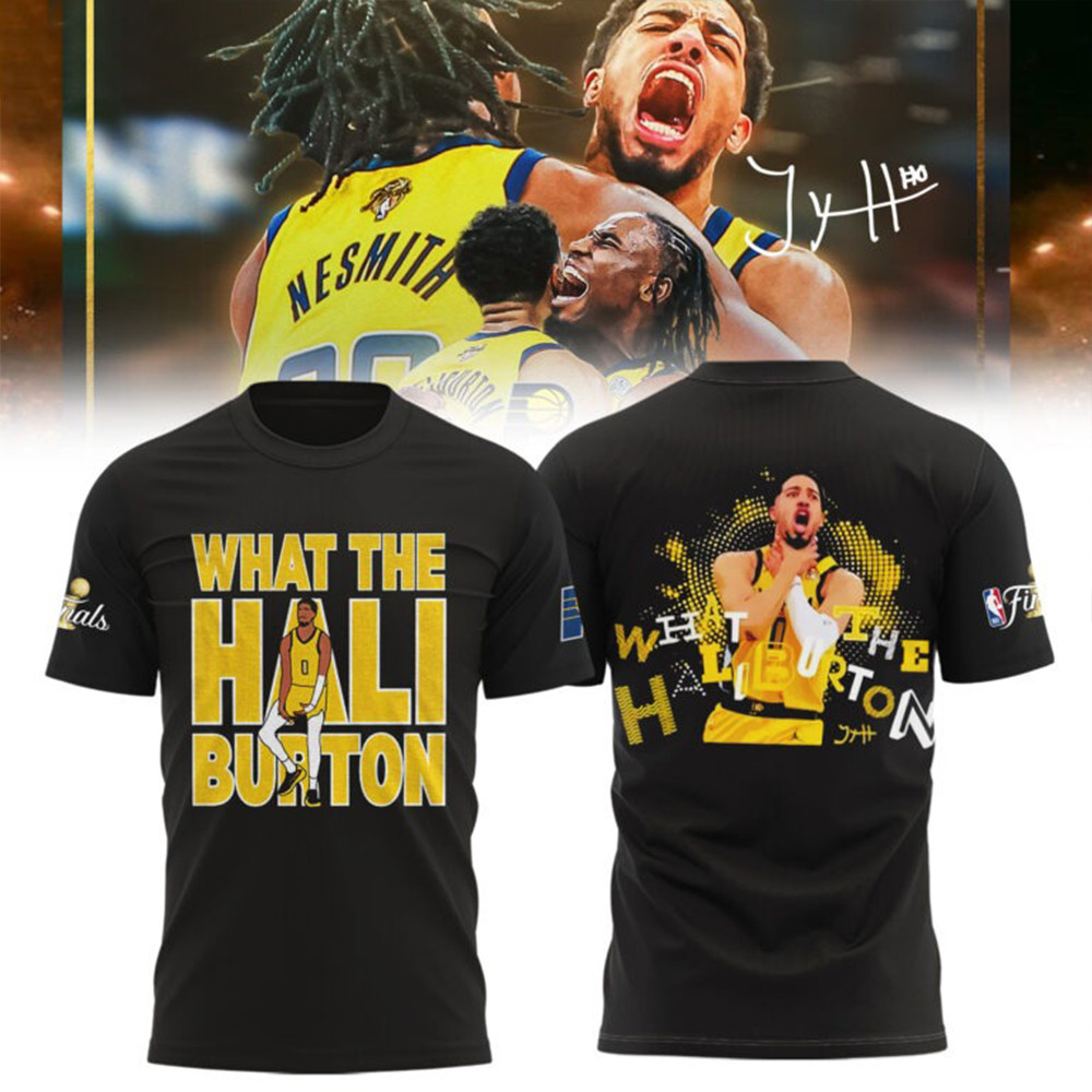 Tyrese Haliburton Choke What The Haliburton Shirt Basketball NBA Indiana Pacers Apparel-1