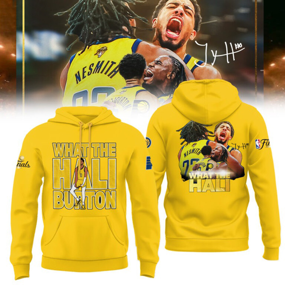 Tyrese Haliburton What The Hali Burton Hoodie NBA Indiana Pacers Merch Great Gifts-1