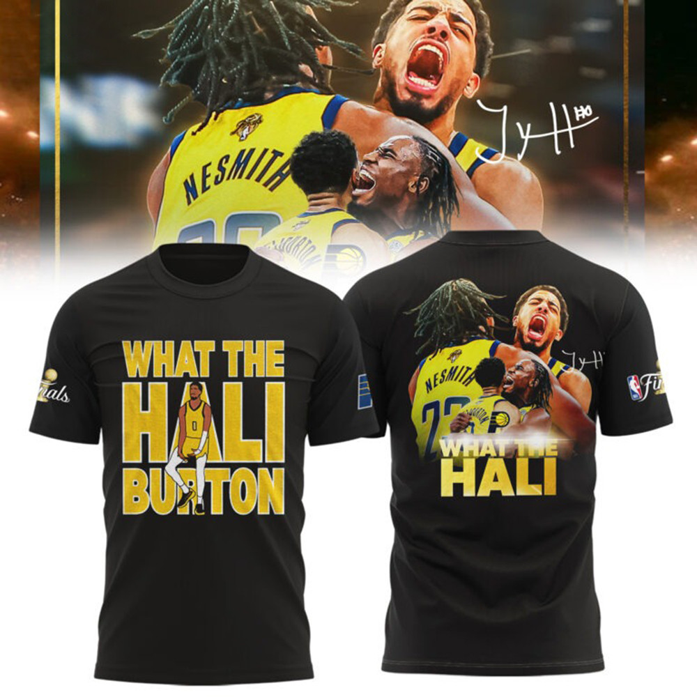 Tyrese Haliburton What The Hali Burton T-Shirt Basketball NBA Indiana Pacers Merch-1