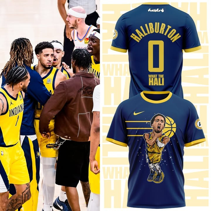 Tyrese Haliburton What the Hali NBA Finals 2025 T-Shirt Indiana Pacers Fan Merch Gifts-1