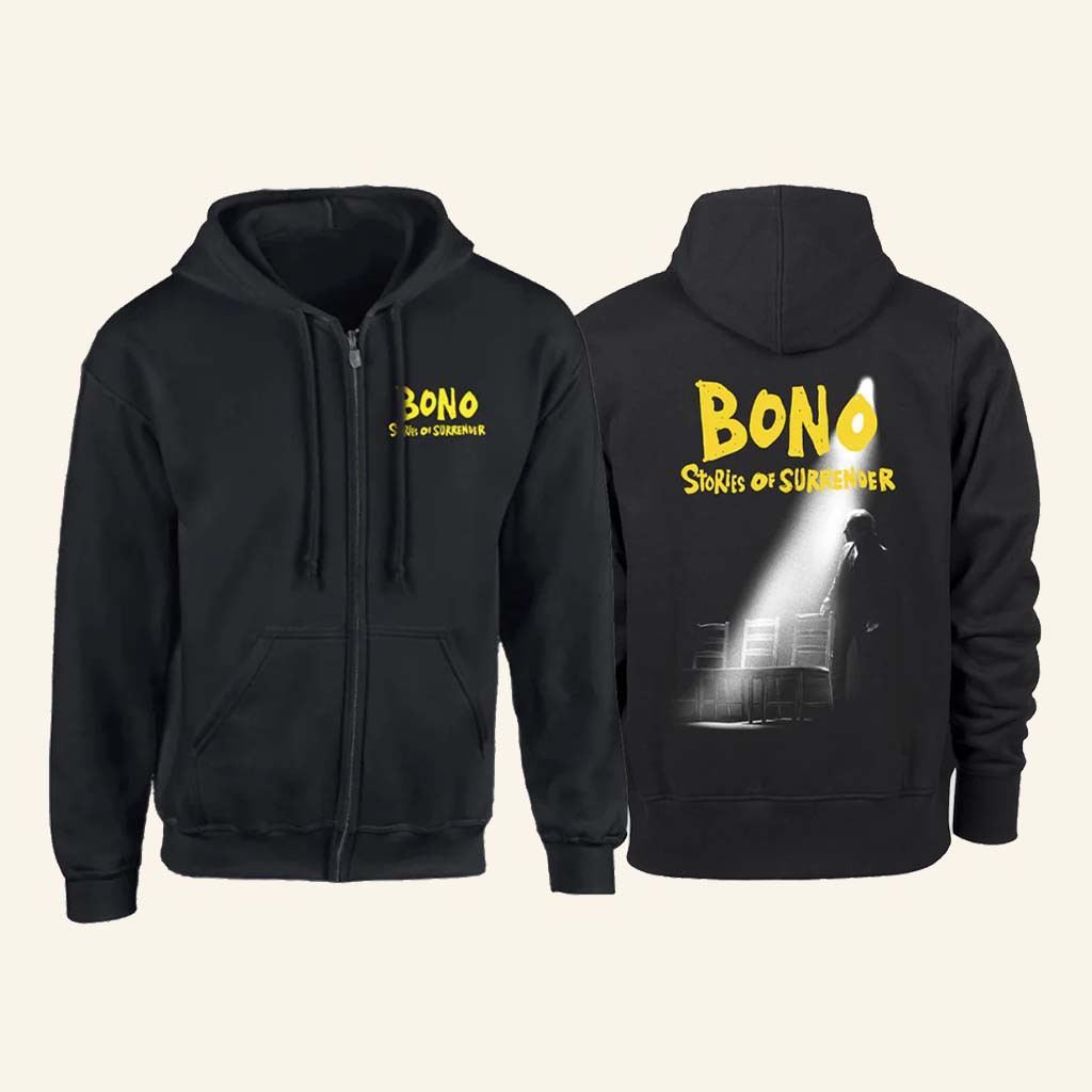 U2 Merch Bono Stories of Surrender Zip Hoodie Unique Gift For Brother-1 U2 Merch Bono Stories of Surrender Zip Hoodie Unique Gift For Brother-1