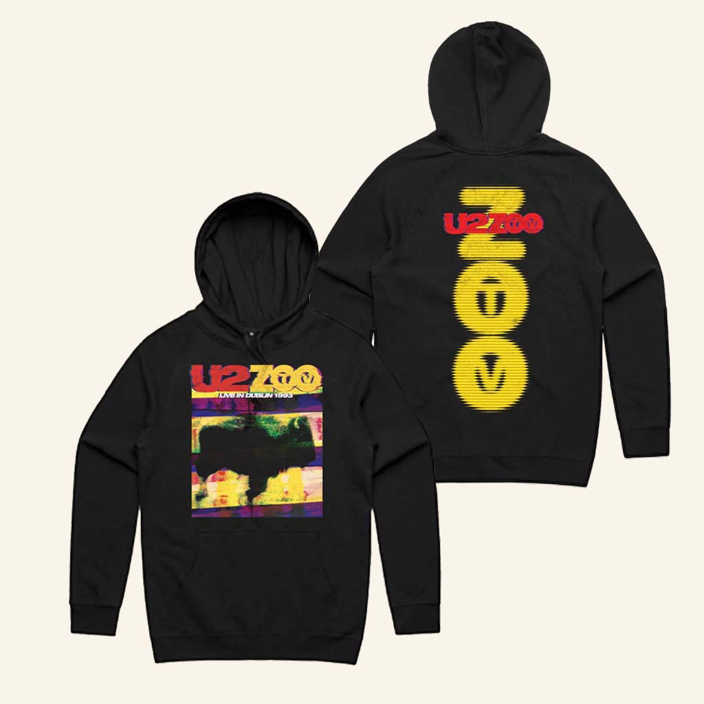 U2 Merch U2 Zoo Live In Dublin Buffalo Screen Black Hoodie Gift Ideas For Him-1 U2 Merch U2 Zoo Live In Dublin Buffalo Screen Black Hoodie Gift Ideas For Him-1