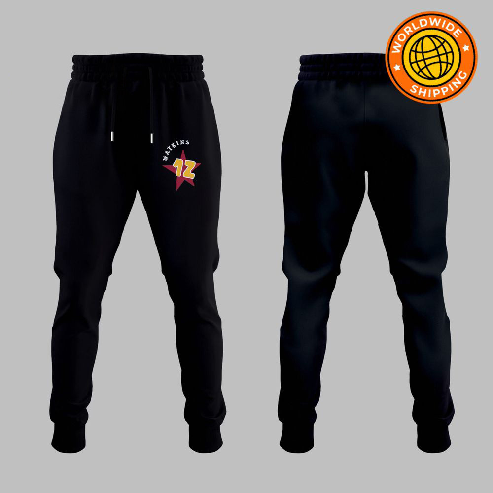 USC Trojans JuJu Watkins x Gatorade Black Sweatpants Gifts For Basketball Fans-1