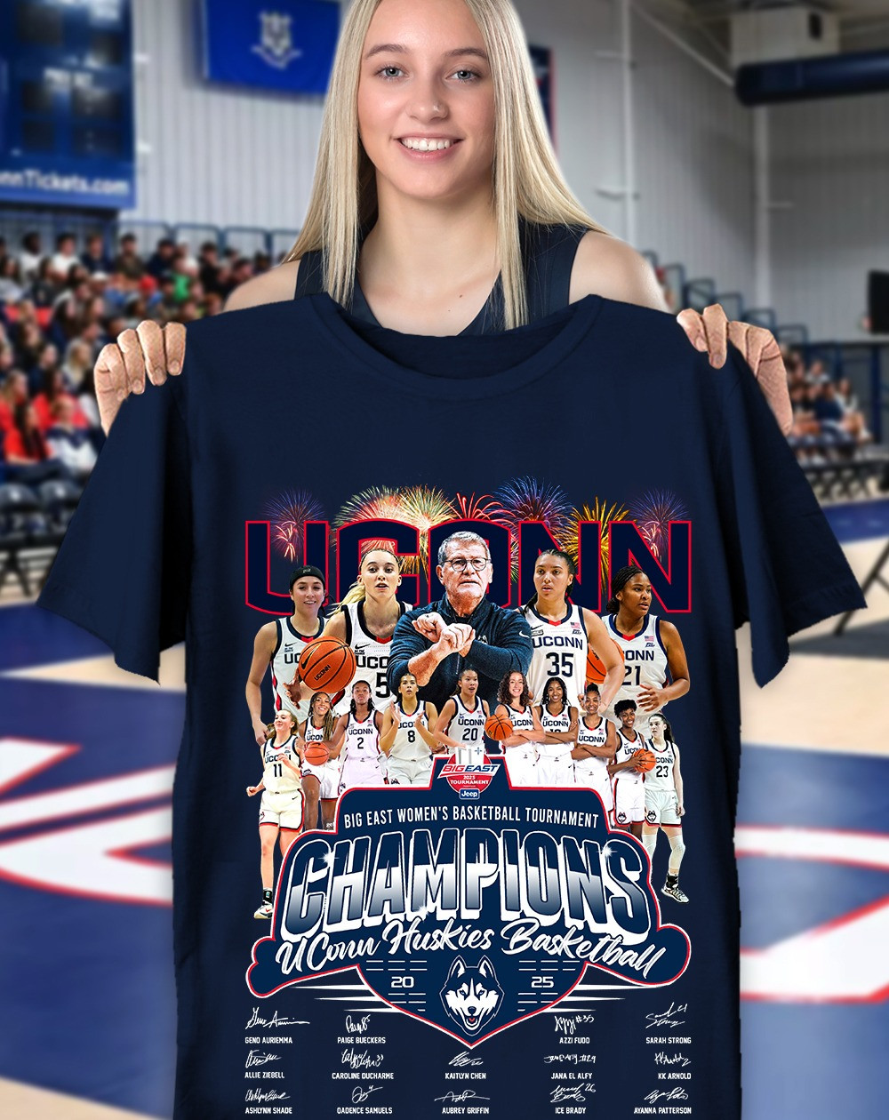 Uconn Huskies Champions Women's Basketball Shirt 2025 Championship Merch Gifts For Fans-1 Uconn Huskies Champions Women's Basketball Shirt 2025 Championship Merch Gifts For Fans-1