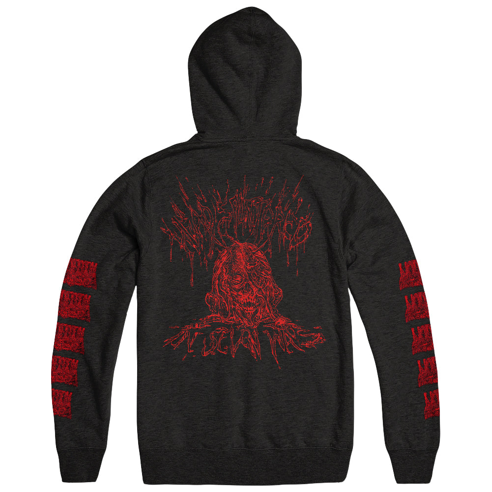 Undeath Merch Head Splattered Hoodie Undeath Hoodie Father'S Day Gifts For Metal Music Lovers-1 Undeath Merch Head Splattered Hoodie Undeath Hoodie Father'S Day Gifts For Metal Music Lovers-1