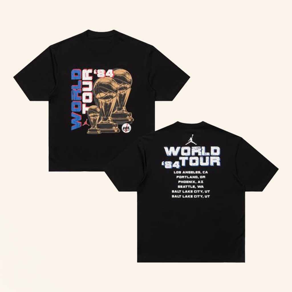 Undefeated Merch Jordan AJ World Tour T-Shirt Christmas Gifts For Guys-1 Undefeated Merch Jordan AJ World Tour T-Shirt Christmas Gifts For Guys-1