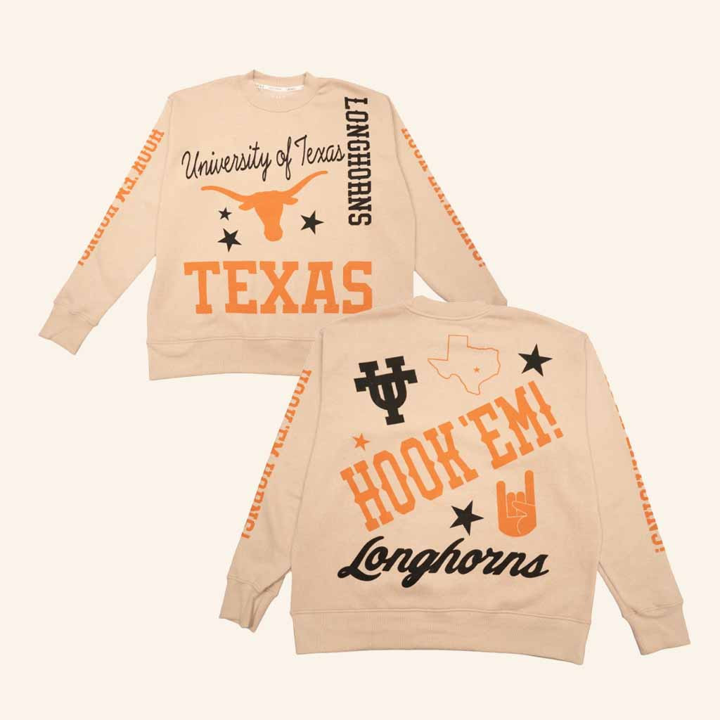 University Co Op Merch Texas Longhorns Kelsey Sweatshirt Birthday Presents For Brother-1