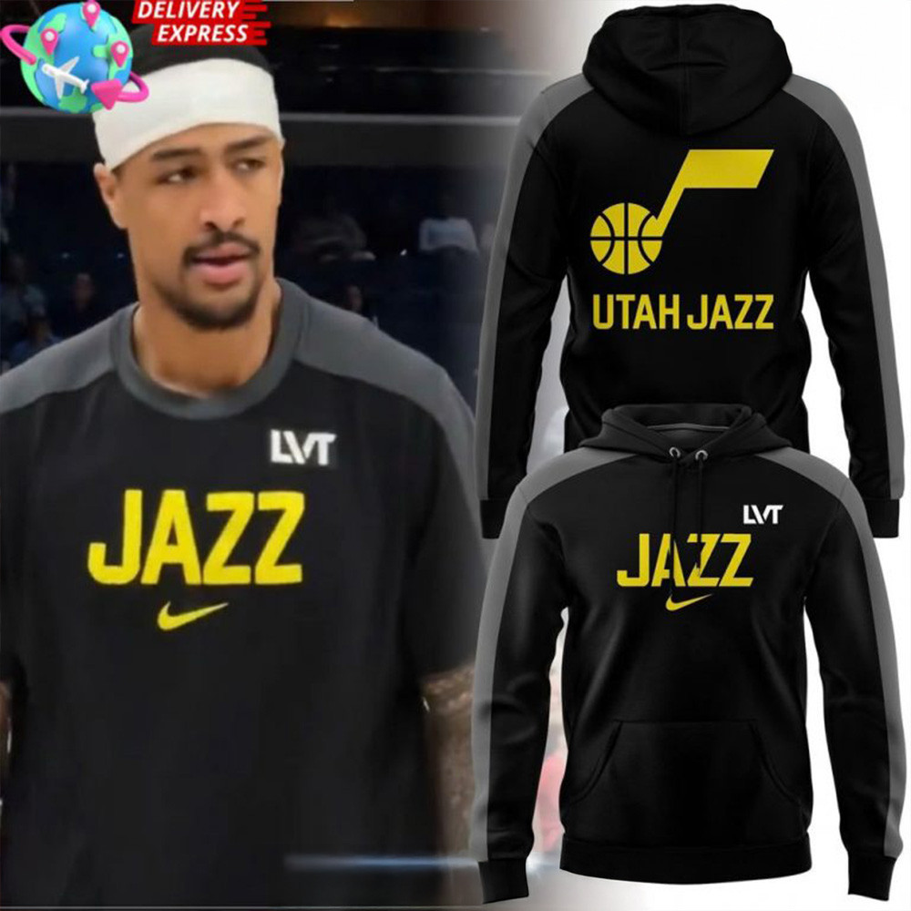 Utah Jazz Collab LVT Special Hoodie Best Father's Day Gifts-1