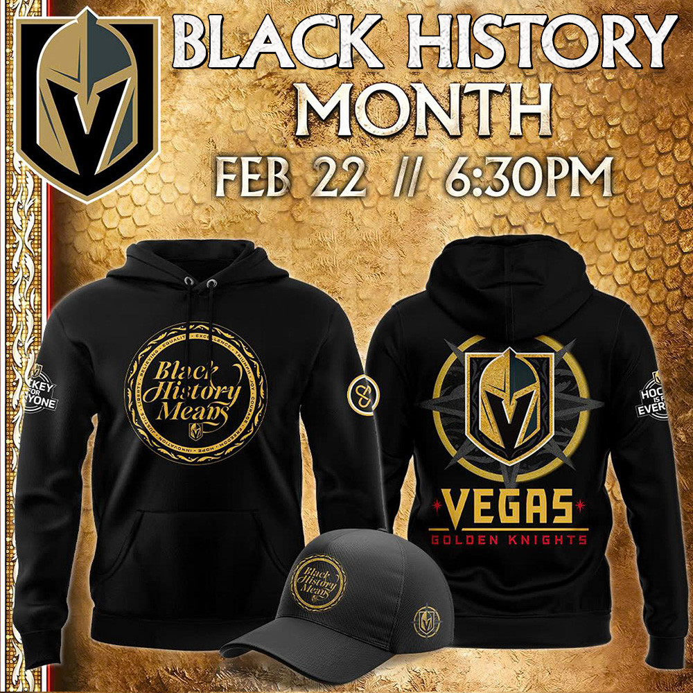 Vegas Golden Knights 2025 Black History Month It's Honor Hoodie Gifts For Father's Day From Son-1 Vegas Golden Knights 2025 Black History Month It's Honor Hoodie Gifts For Father's Day From Son-1