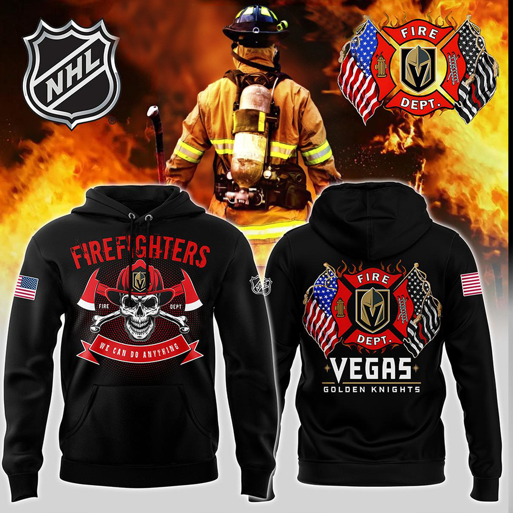Vegas Golden Knights For 2024 Firefighter Appreciation Hoodie Gifts For Father's Day From Wife-1