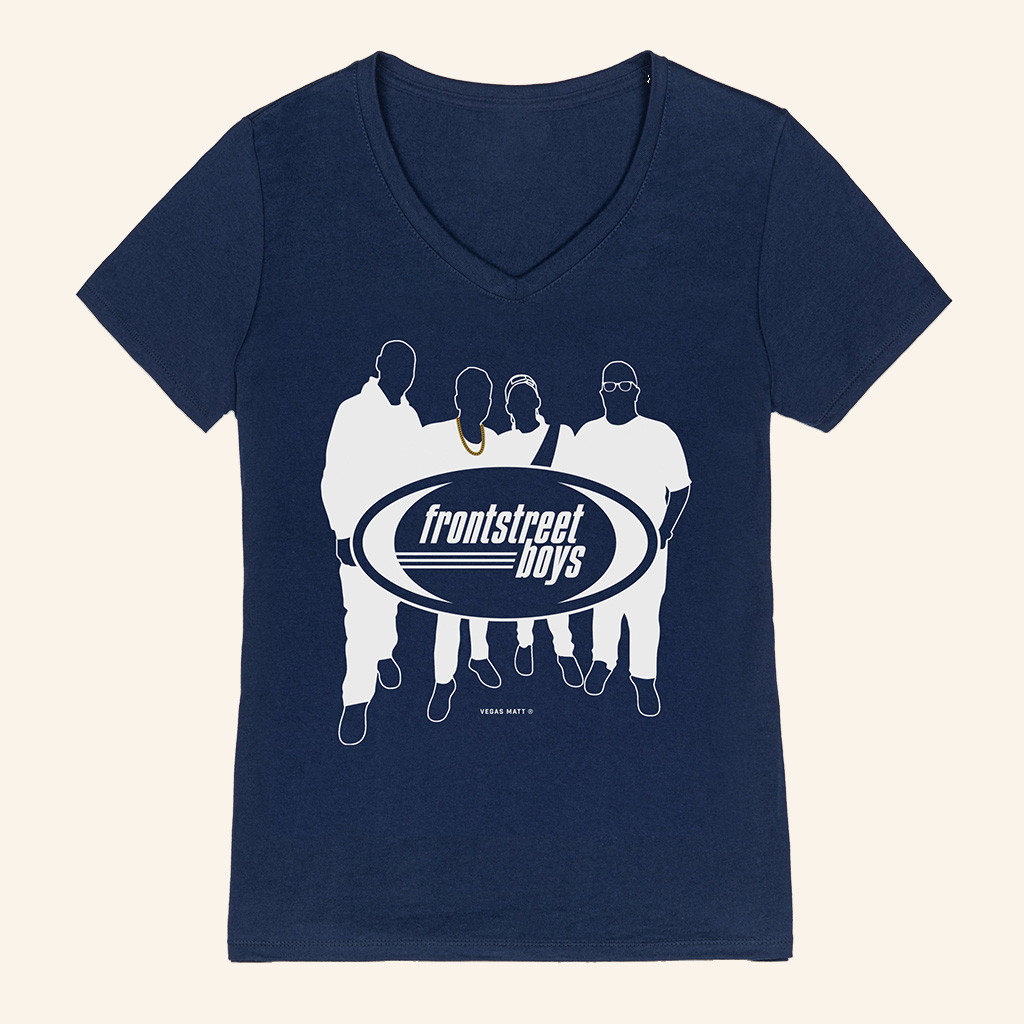 Vegas Matt Merch Frontstreet Boys V-Neck Shirt Christmas Gift Ideas For Friend-1