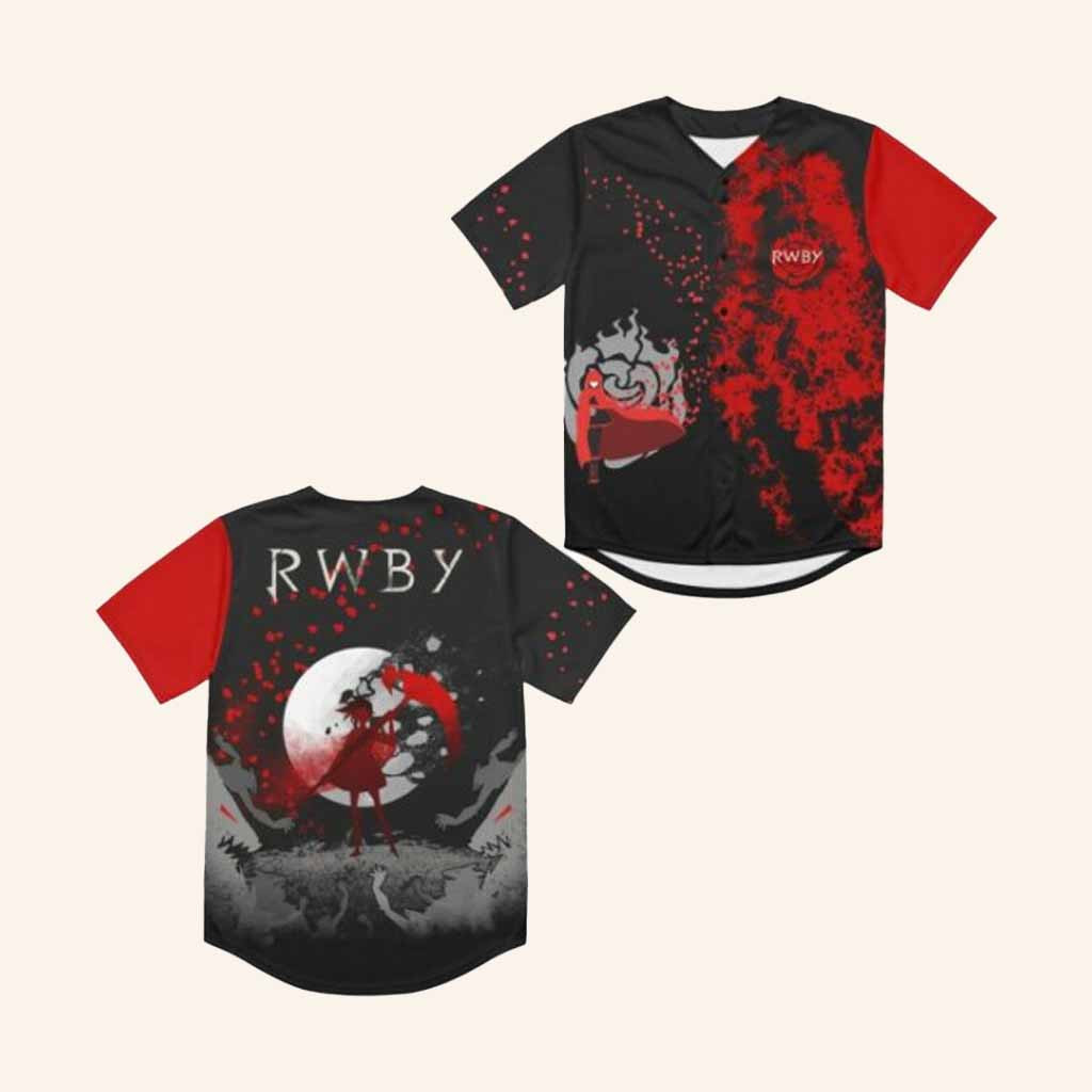 Viz Merch Rwby Ruby Rose Baseball Jersey Gift Ideas For Husband-1 Viz Merch Rwby Ruby Rose Baseball Jersey Gift Ideas For Husband-1