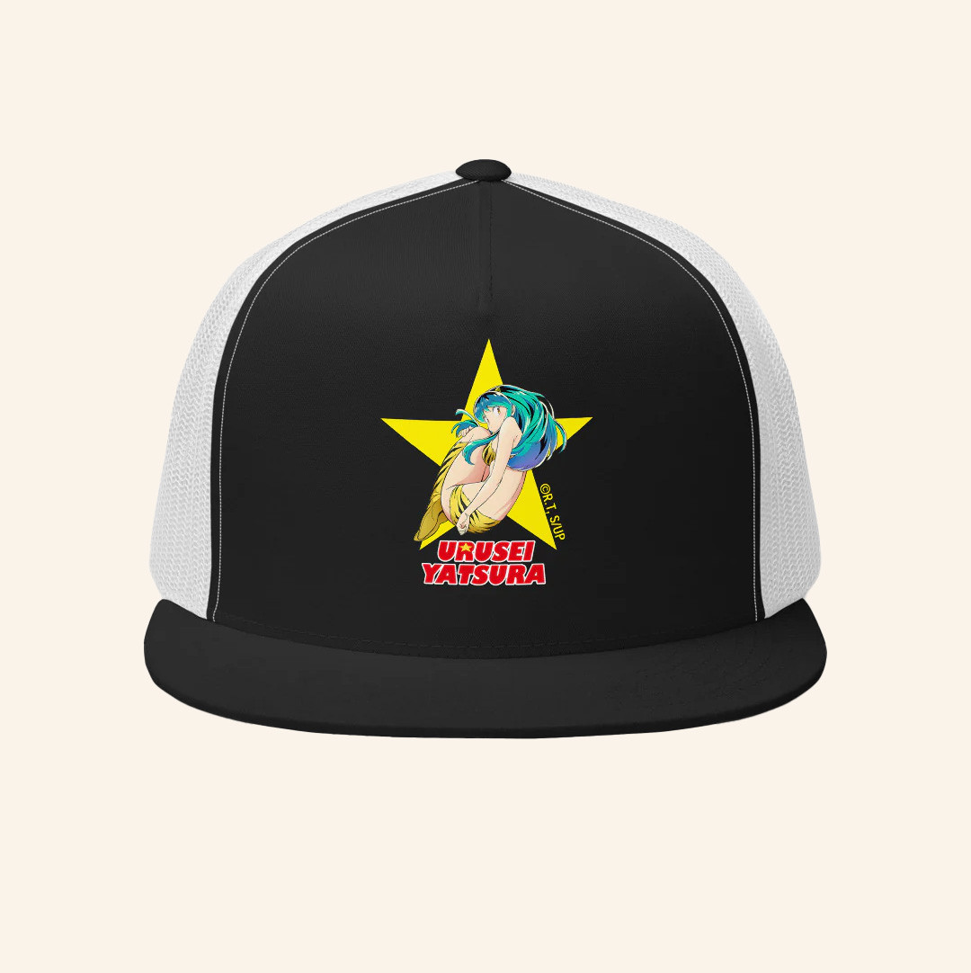 Viz Merch Urusei Yatsura Star Trucker Hat Snapback Gifts For Best Friends-1