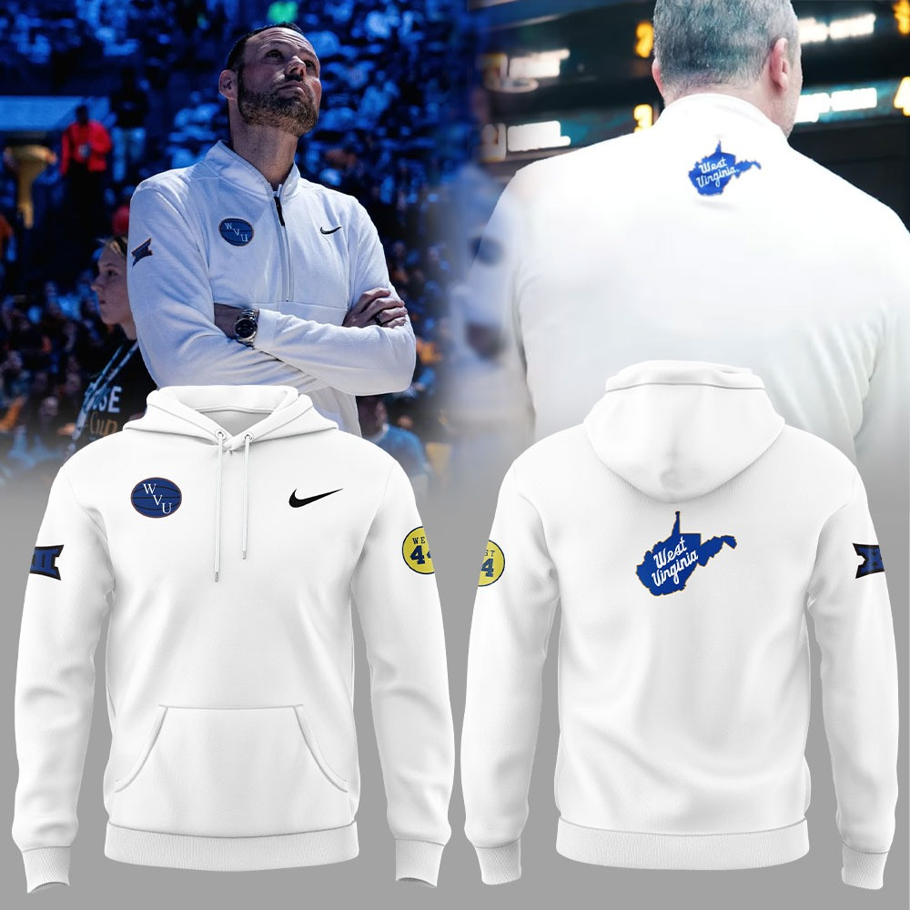 WVU Coach Darian DeVries West 44 Hoodie West Virginia Mountaineers Men's Basketball Fans-1 WVU Coach Darian DeVries West 44 Hoodie West Virginia Mountaineers Men's Basketball Fans-1