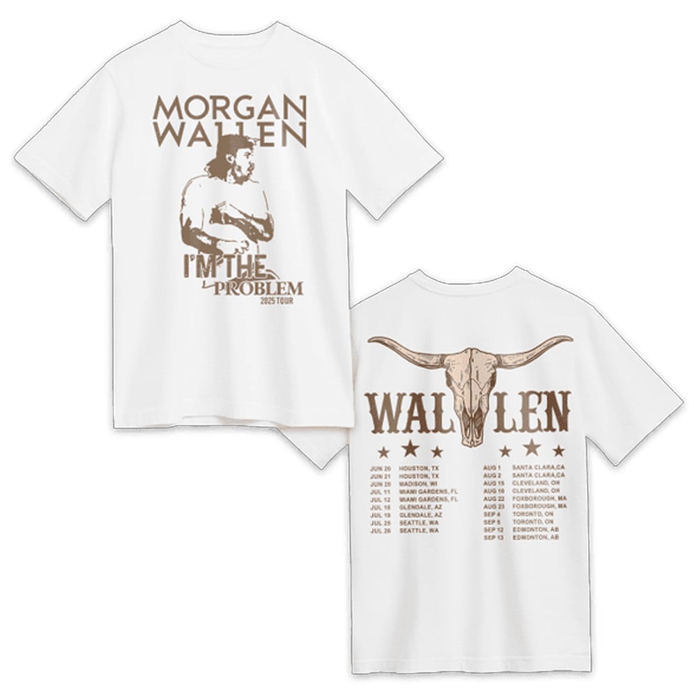 Wallen Tour 2025 Merch T-Shirt I'm The Problem Western Country Music Fan Gift Ideas-1 Wallen Tour 2025 Merch T-Shirt I'm The Problem Western Country Music Fan Gift Ideas-1