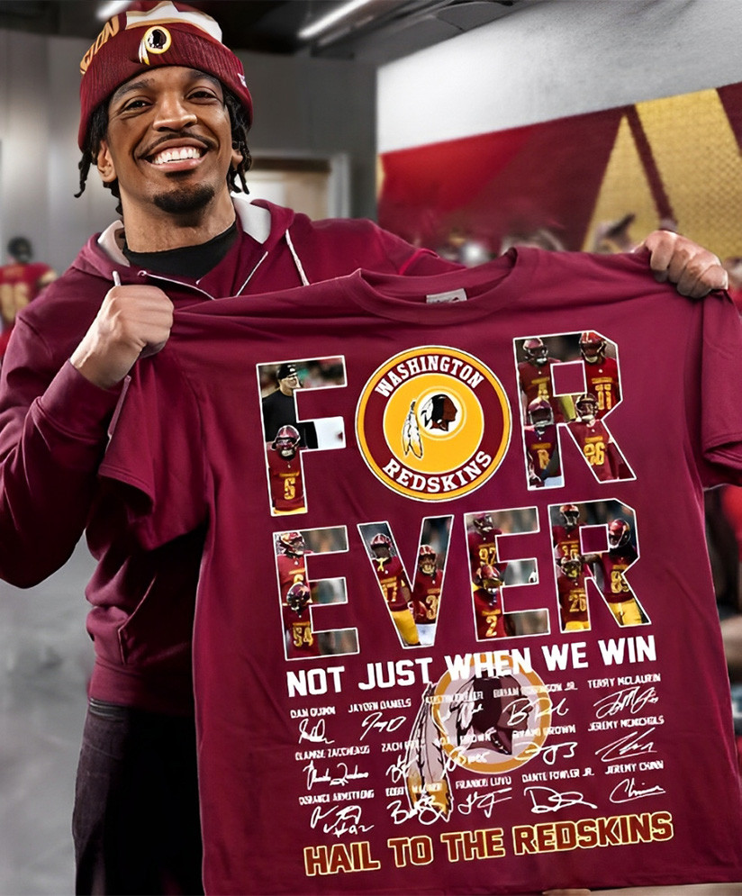 Washington Commanders Redskins Not Just When We Win Shirt Hail To The Redskins T-Shirt Washington Commanders Redskins Not Just When We Win Shirt Hail To The Redskins T-Shirt