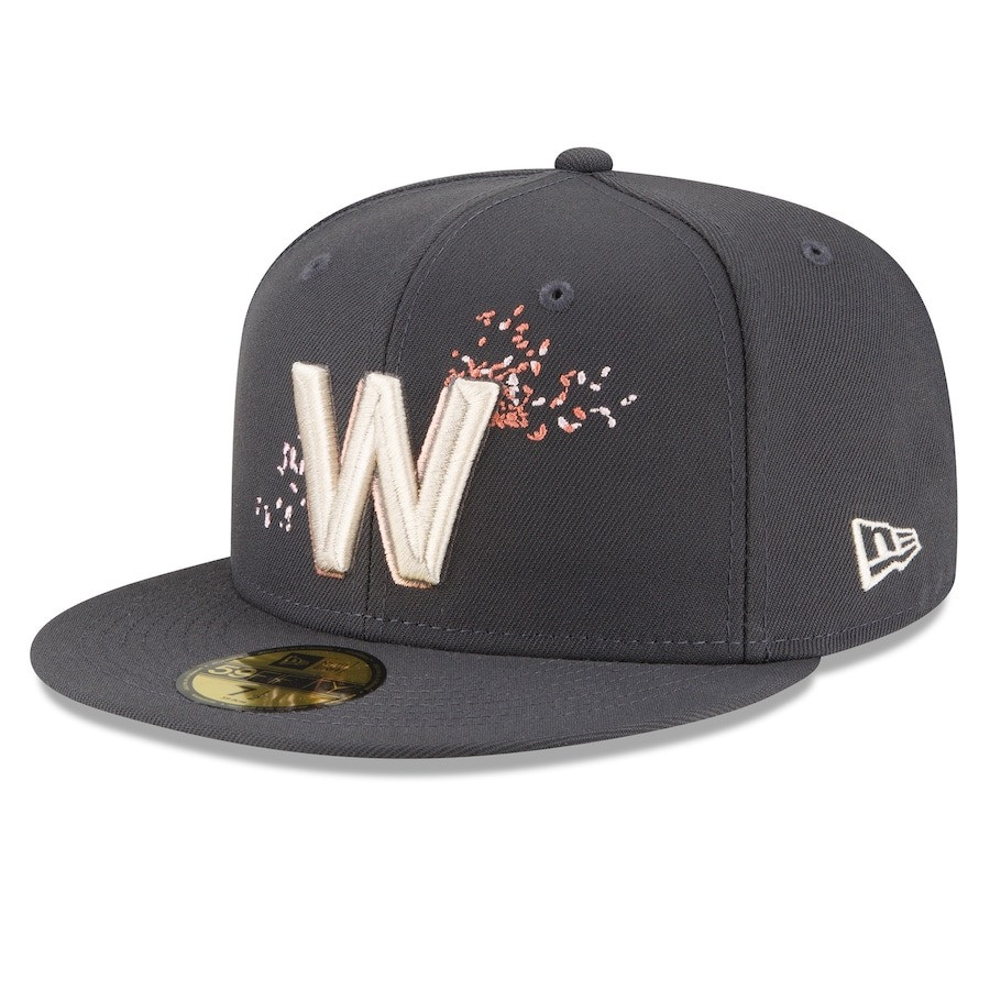 Washington Nationals New Era 2022 City Connect 59FIFTY Fitted Hat - Graphite edd-1