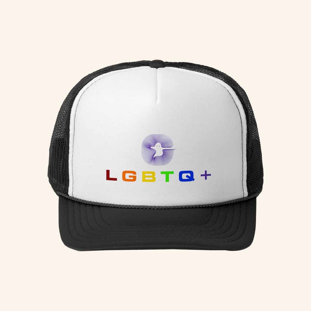 Watcher Merch Boo And Proud LGBTQ Trucker Hat Halloween LGBTQ Gift Ideas-1