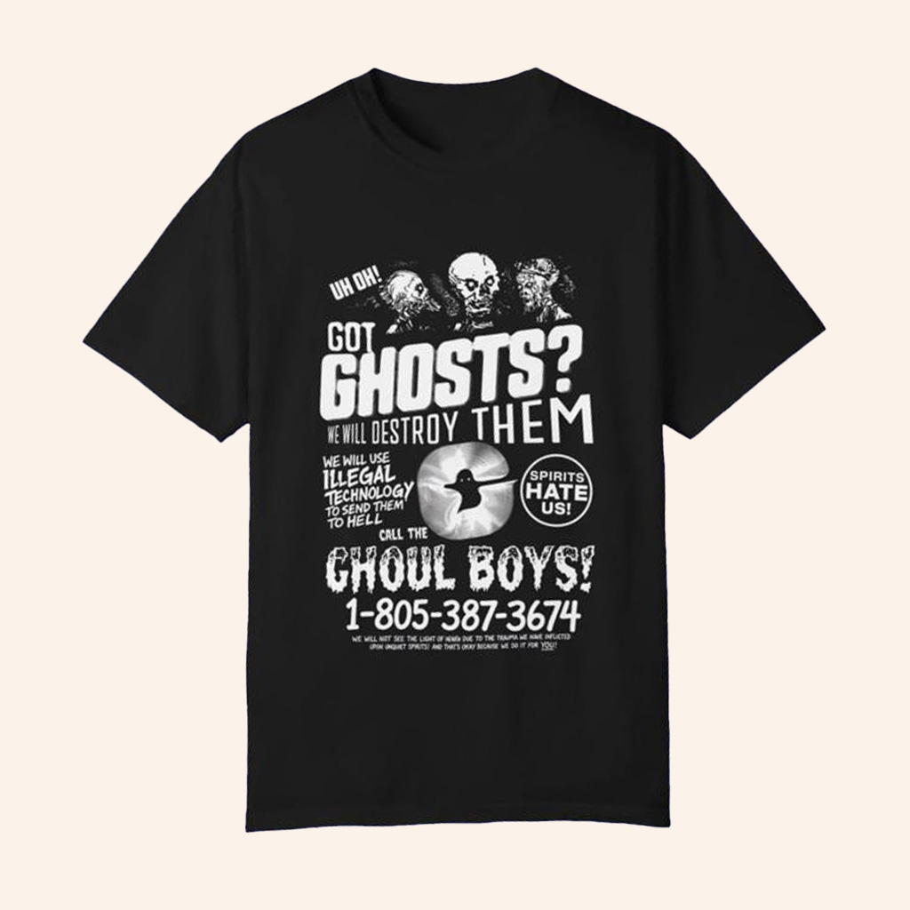 Watcher Merch Ghoul Boys T-Shirt Black Christmas Gifts For Husband-1