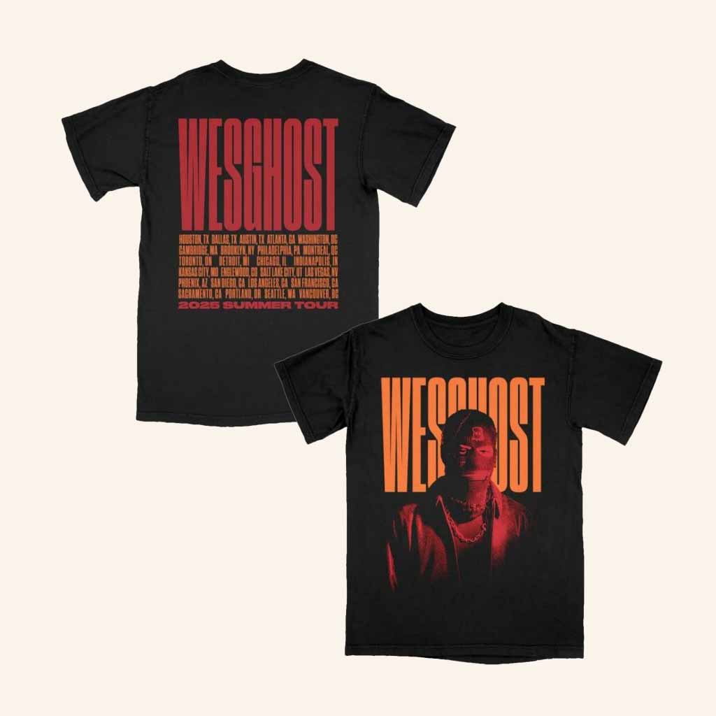 Wesghost Merch Summer 2025 Tour Shirts Music Related Gifts For Guys-1 Wesghost Merch Summer 2025 Tour Shirts Music Related Gifts For Guys-1