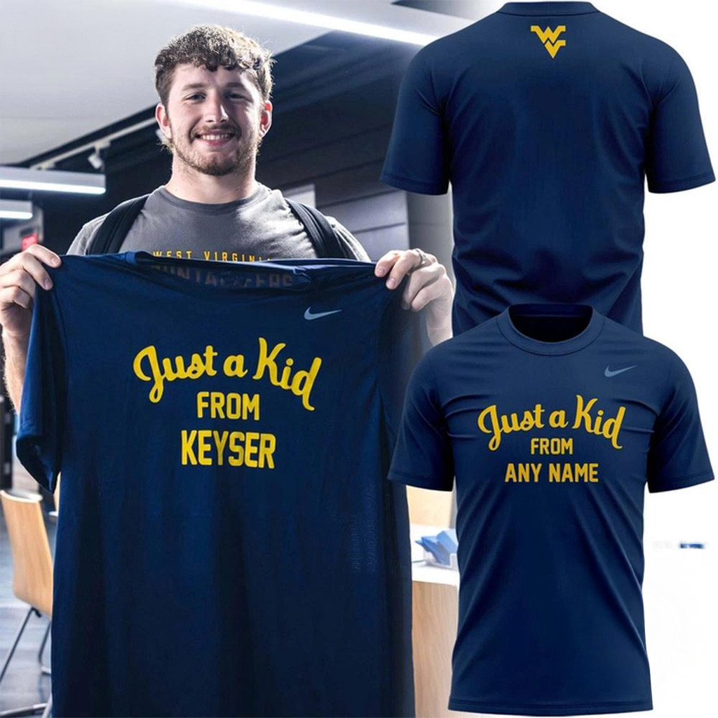 West Virginia Mountaineers Football Just A Kid From T-Shirt Mountaineers Merch Dad Gifts-1 West Virginia Mountaineers Football Just A Kid From T-Shirt Mountaineers Merch Dad Gifts-1