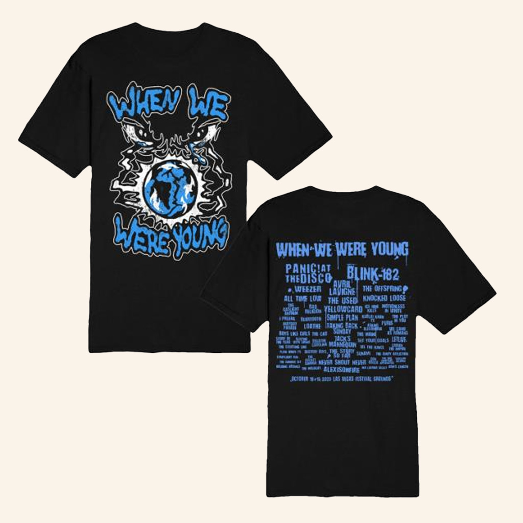 When We Were Young Festival Merch Black T-Shirt Unique Gifts For Him-1