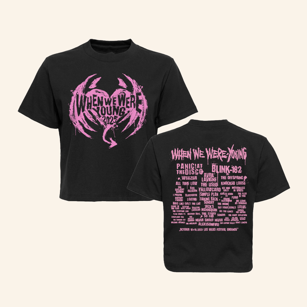 When We Were Young Festival Merch Winged Heart T-Shirt Gifts For Her-1