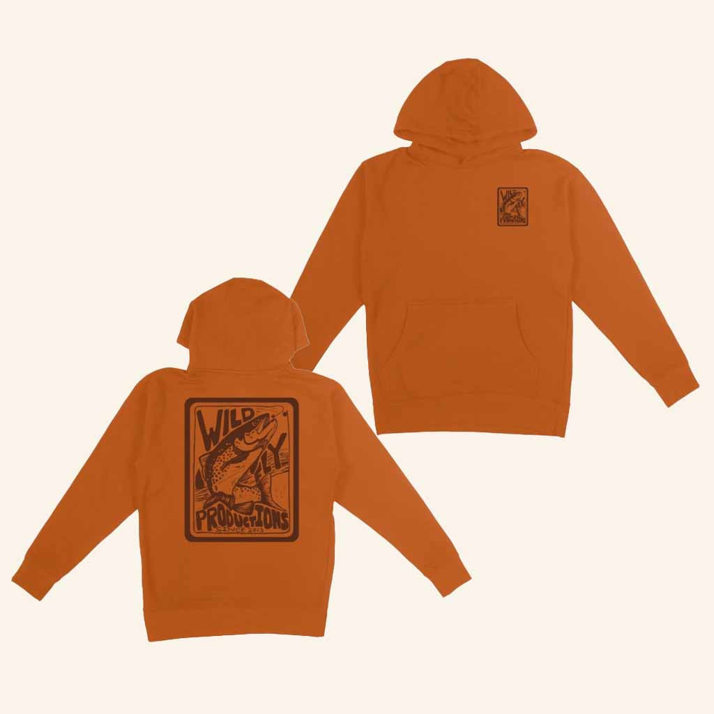 Wild Fly Merch Trout Badge Hoodie Christmas Presents For Boyfriend-1