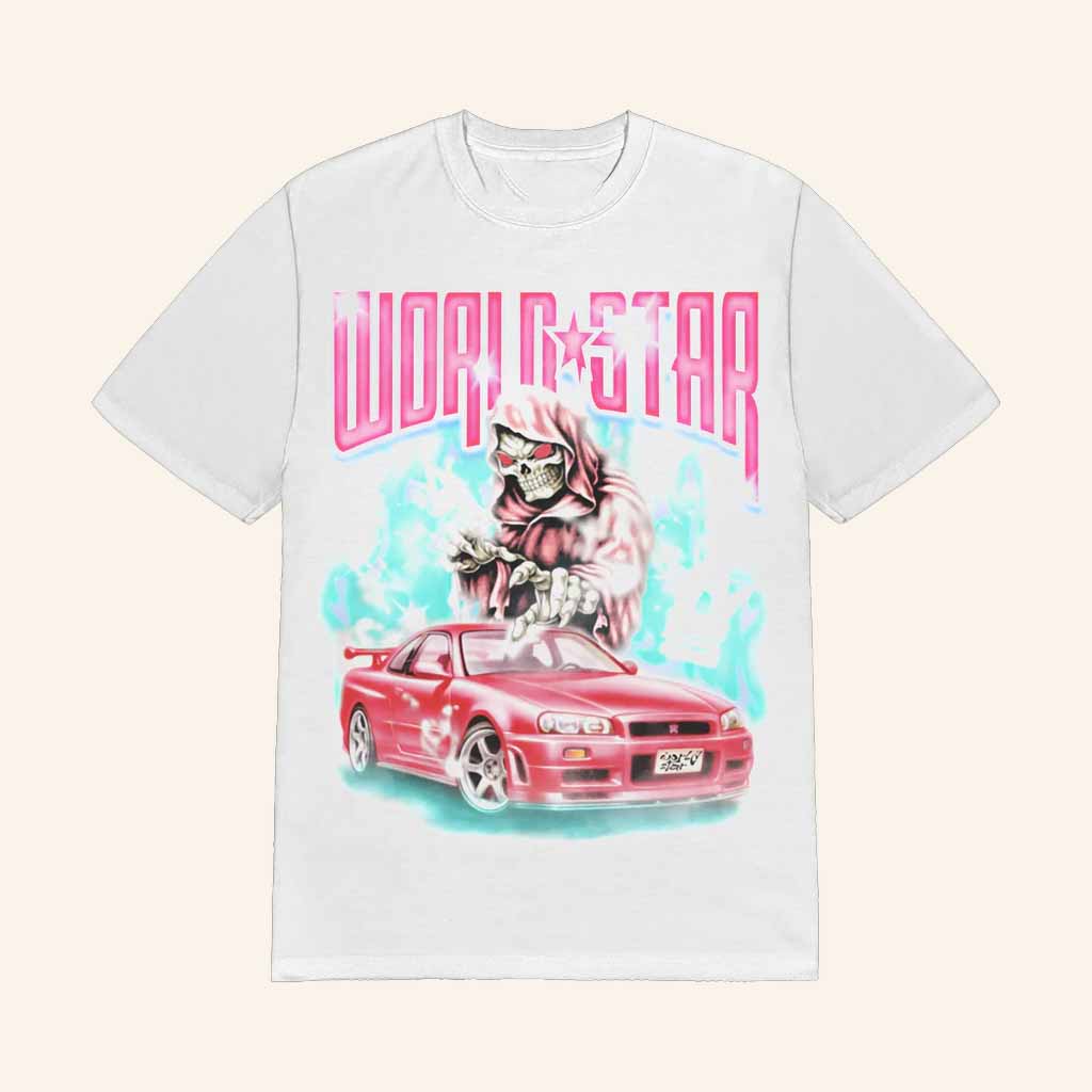 World Star Hip Hop Merch Airbrush Reaper T-Shirt Halloween Gift For Sister-1 World Star Hip Hop Merch Airbrush Reaper T-Shirt Halloween Gift For Sister-1