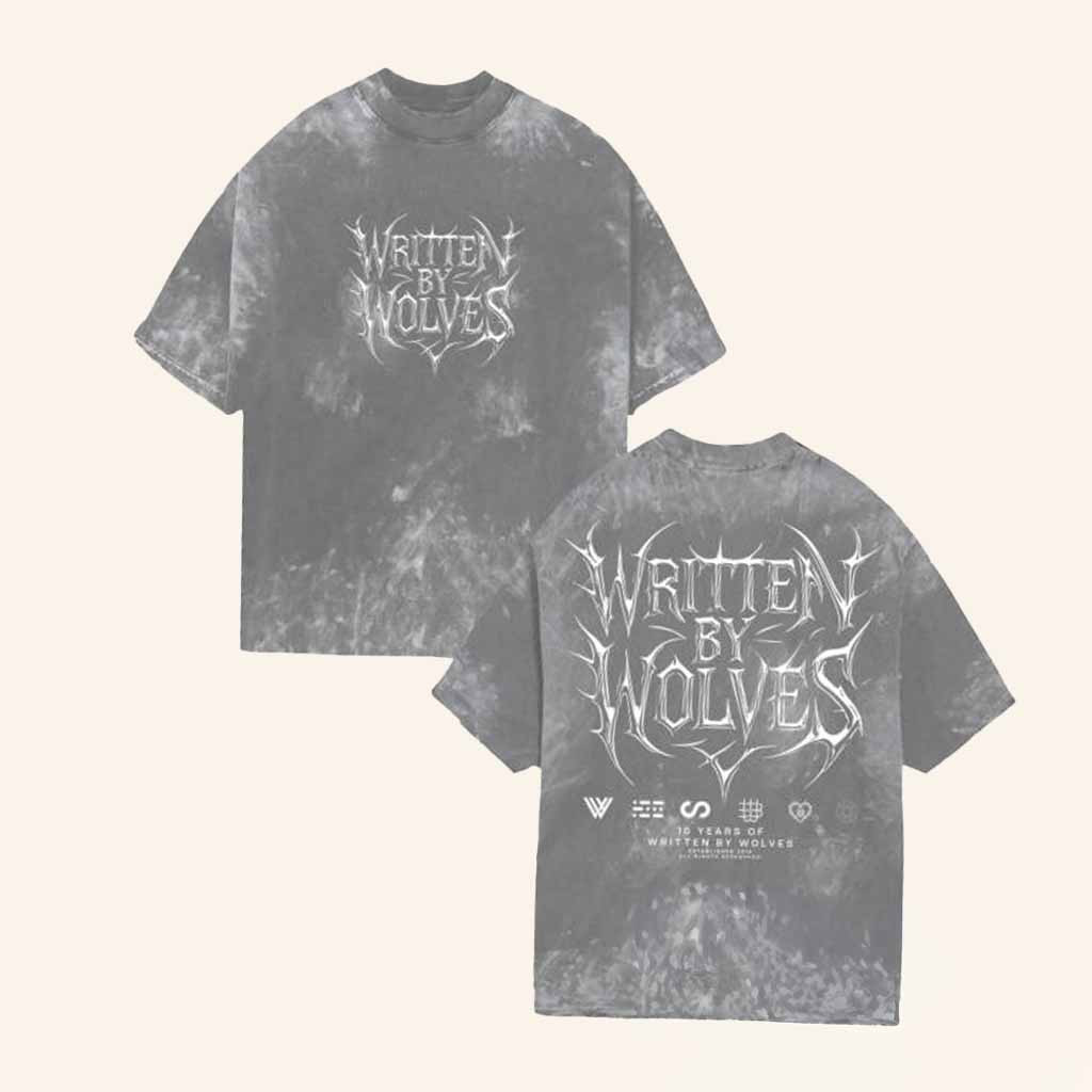 Written By Wolves Merch 10 Year Anniversary T-Shirt Christmas Gift For Music Fans-1 Written By Wolves Merch 10 Year Anniversary T-Shirt Christmas Gift For Music Fans-1