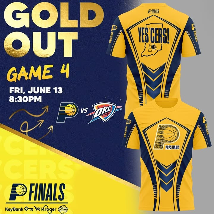 Yes 'Cers Indiana Pacers Yellow Shirt Final NBA Merch Special Clothing Unique Fan Gifts-1 Yes 'Cers Indiana Pacers Yellow Shirt Final NBA Merch Special Clothing Unique Fan Gifts-1
