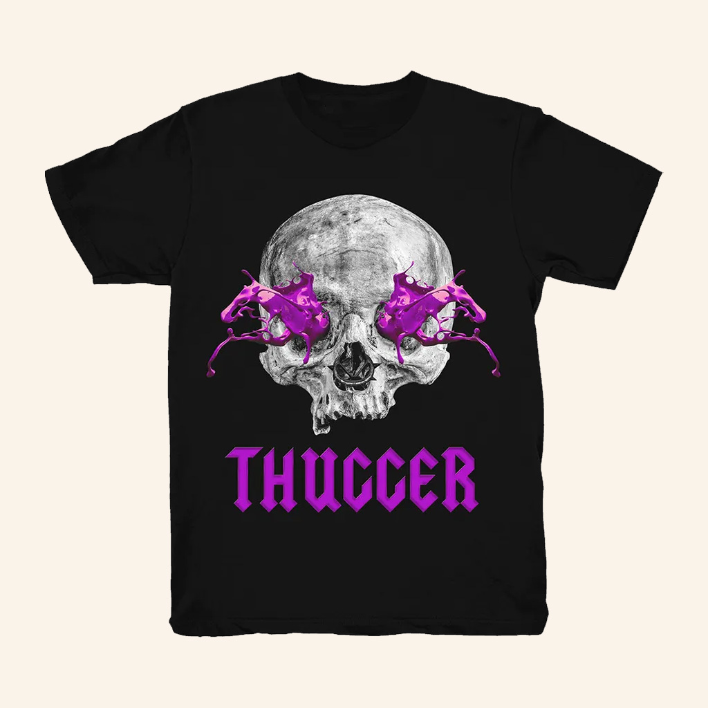 Young Thug Merch Skull Thugger T-Shirt Christmas Gift Ideas For Fan-1