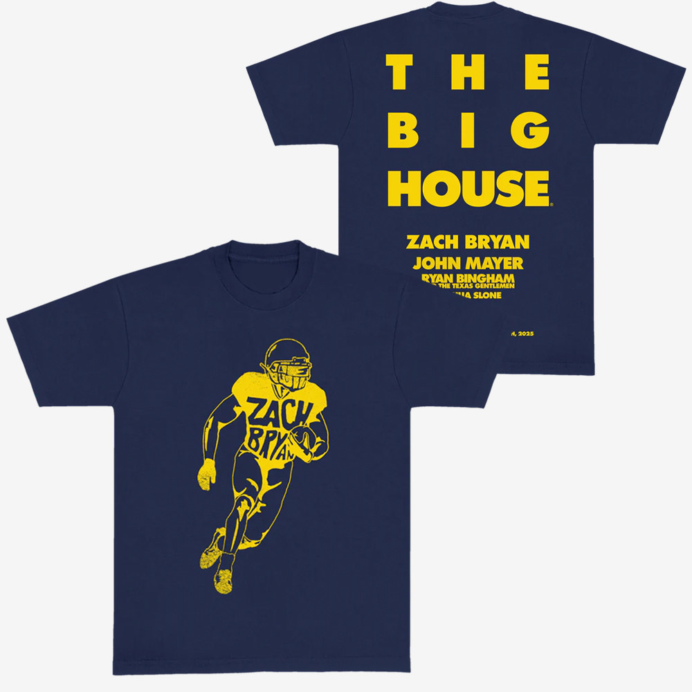 Zach Bryan Tour 2025 Zach Bryan The Big House Merch T-Shirt Best Gifts For Concert Lovers-1 Zach Bryan Tour 2025 Zach Bryan The Big House Merch T-Shirt Best Gifts For Concert Lovers-1