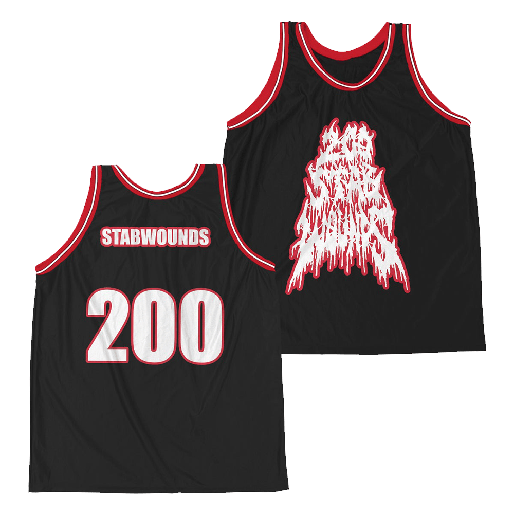 200 Stab Wounds Merch 200 Stab Wounds Metal Logo Basketball Jersey Perfect Father's Day Gifts-1