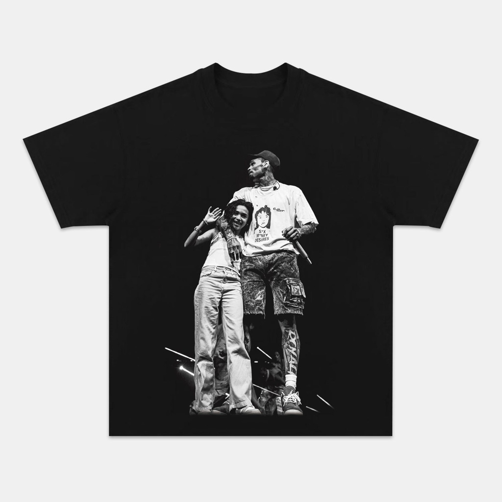 2024 Chris Brown Graphic T-Shirt Chris Brown Merch Gifts For Fans-1