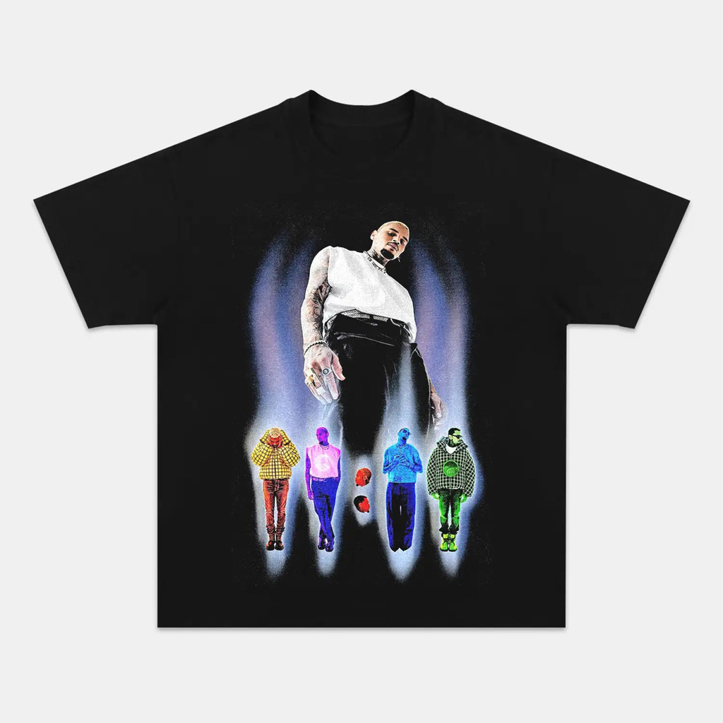 2024 Chris Brown Shirt Vintage T-Shirt Chris Brown Merch Unique Gifts For Music Lovers-1